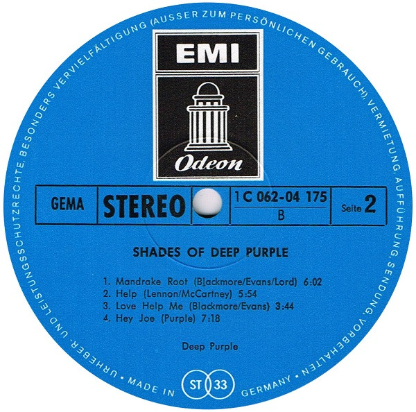 Shades Of Deep Purple