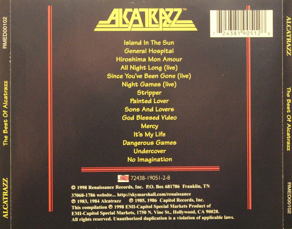 The Best Of Alcatrazz