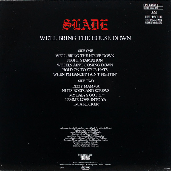 We'll Bring The House Down