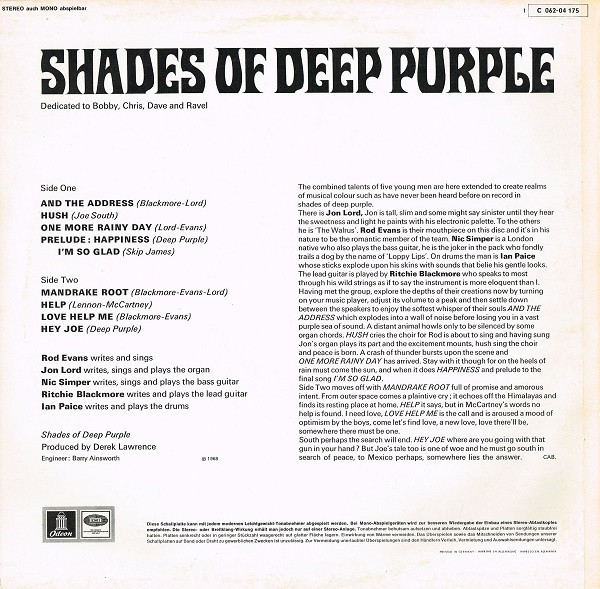 Shades Of Deep Purple