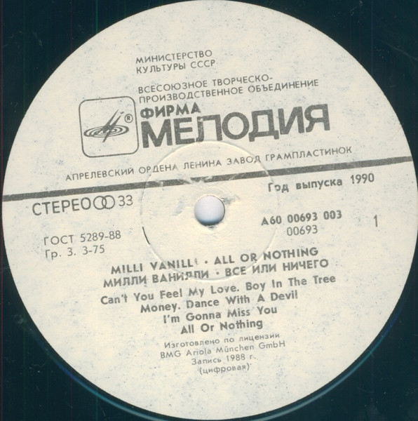  All Or Nothing (The First Album)