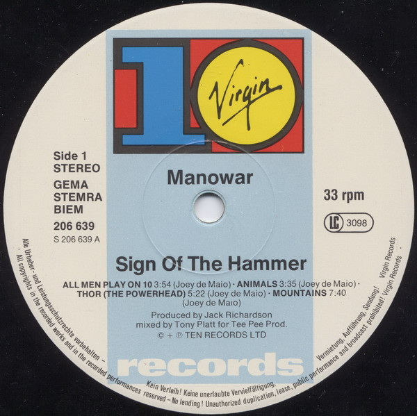 Sign Of The Hammer