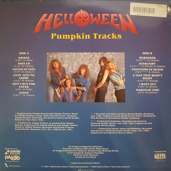  Pumpkin Tracks