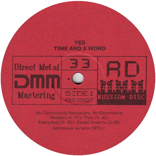 Time And A Word