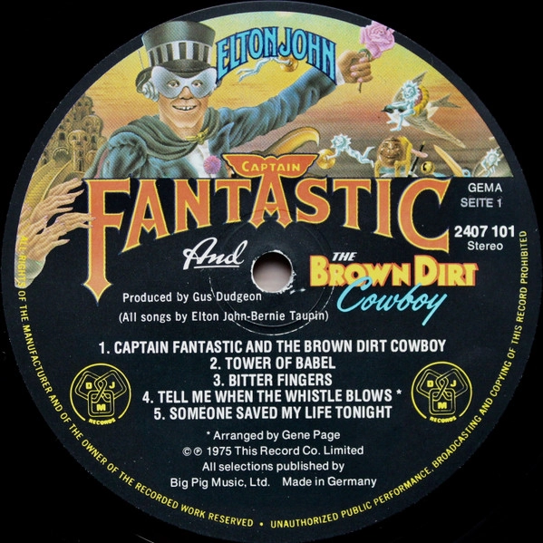  Captain Fantastic And The Brown Dirt Cowboy