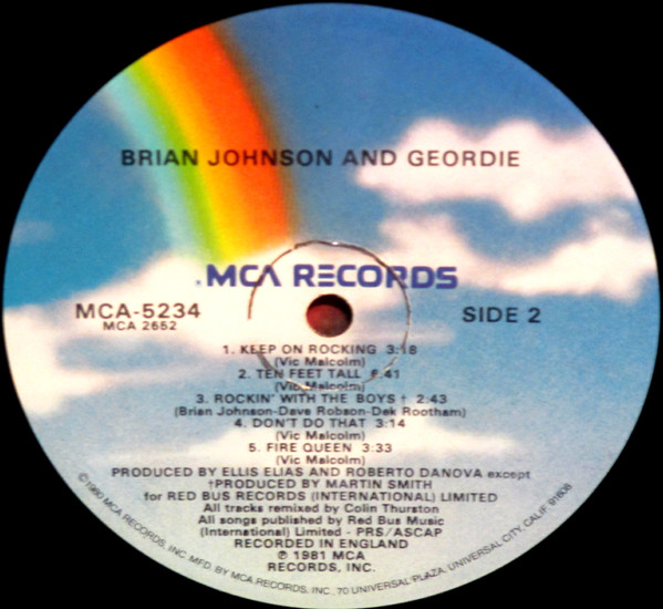 Brian Johnson And Geordie