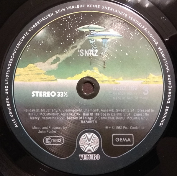 Nazareth  – 'Snaz