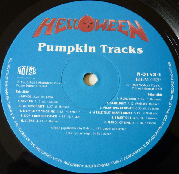  Pumpkin Tracks