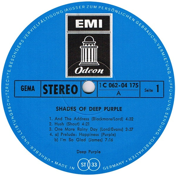 Shades Of Deep Purple